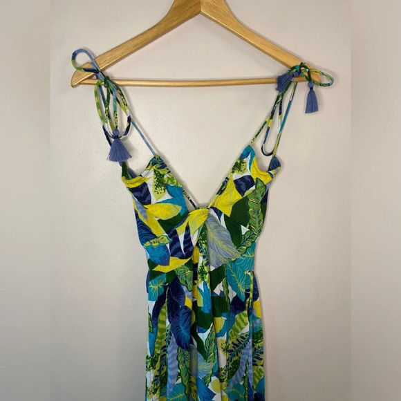 Aerie Paradise Palm Halter Beachy Sundress 🌿 - Picture 8 of 9